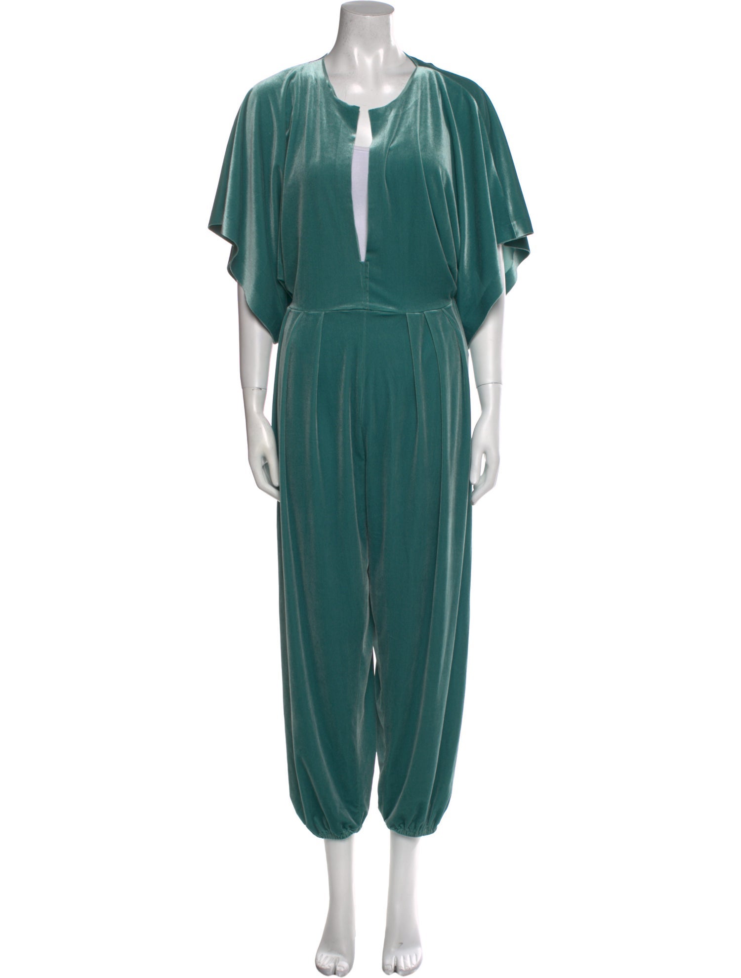 Norma Kamali V-Neck Jumpsuit