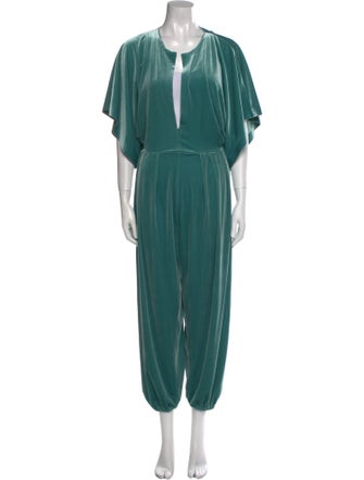 Norma Kamali V-Neck Jumpsuit