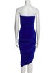 Norma Kamali Strapless Midi Length Dress
