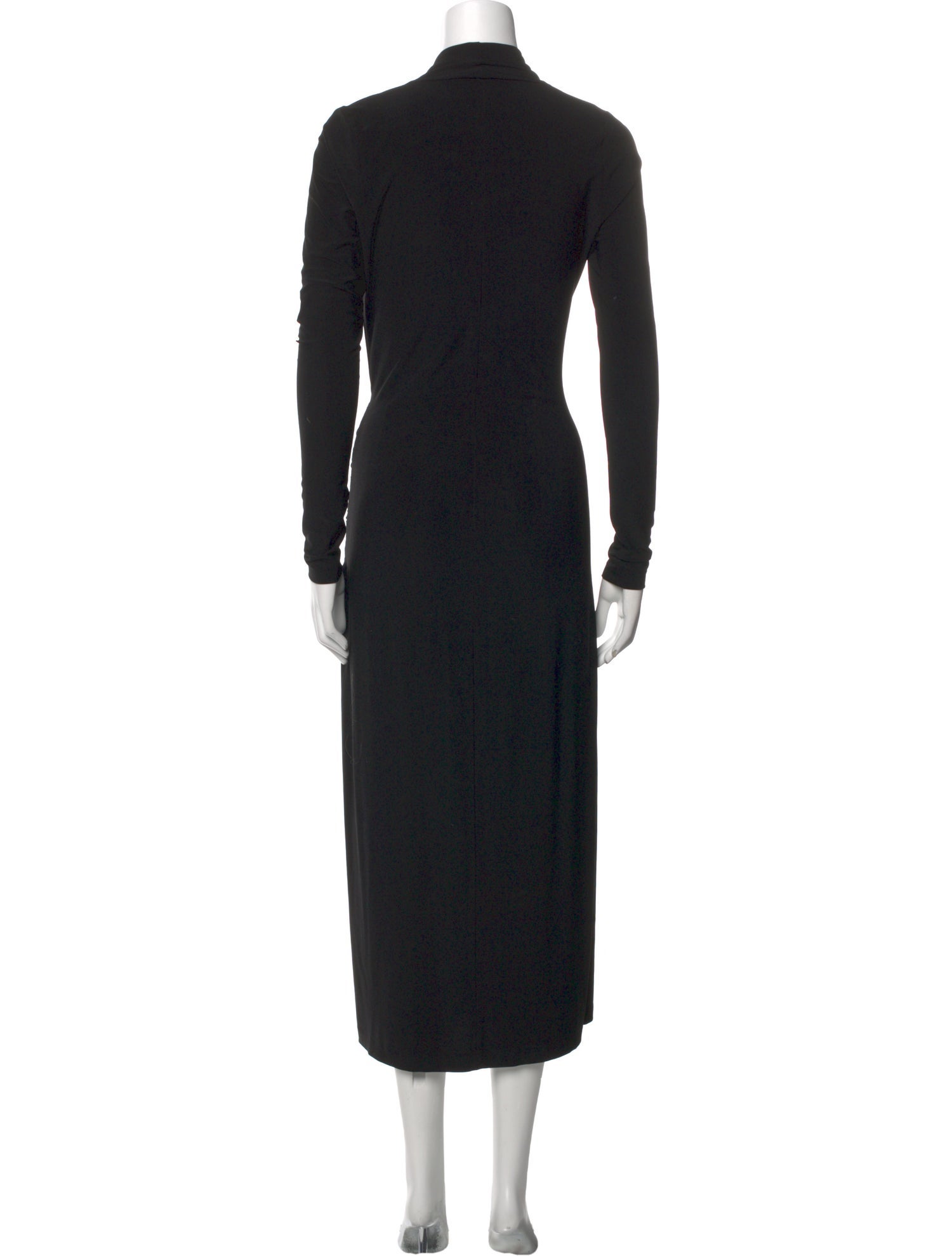 Norma Kamali V-Neck Long Dress