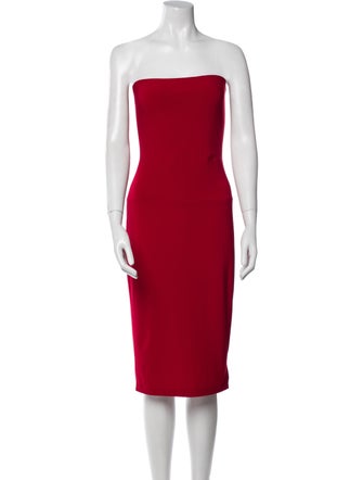 Norma Kamali Strapless Mini Dress