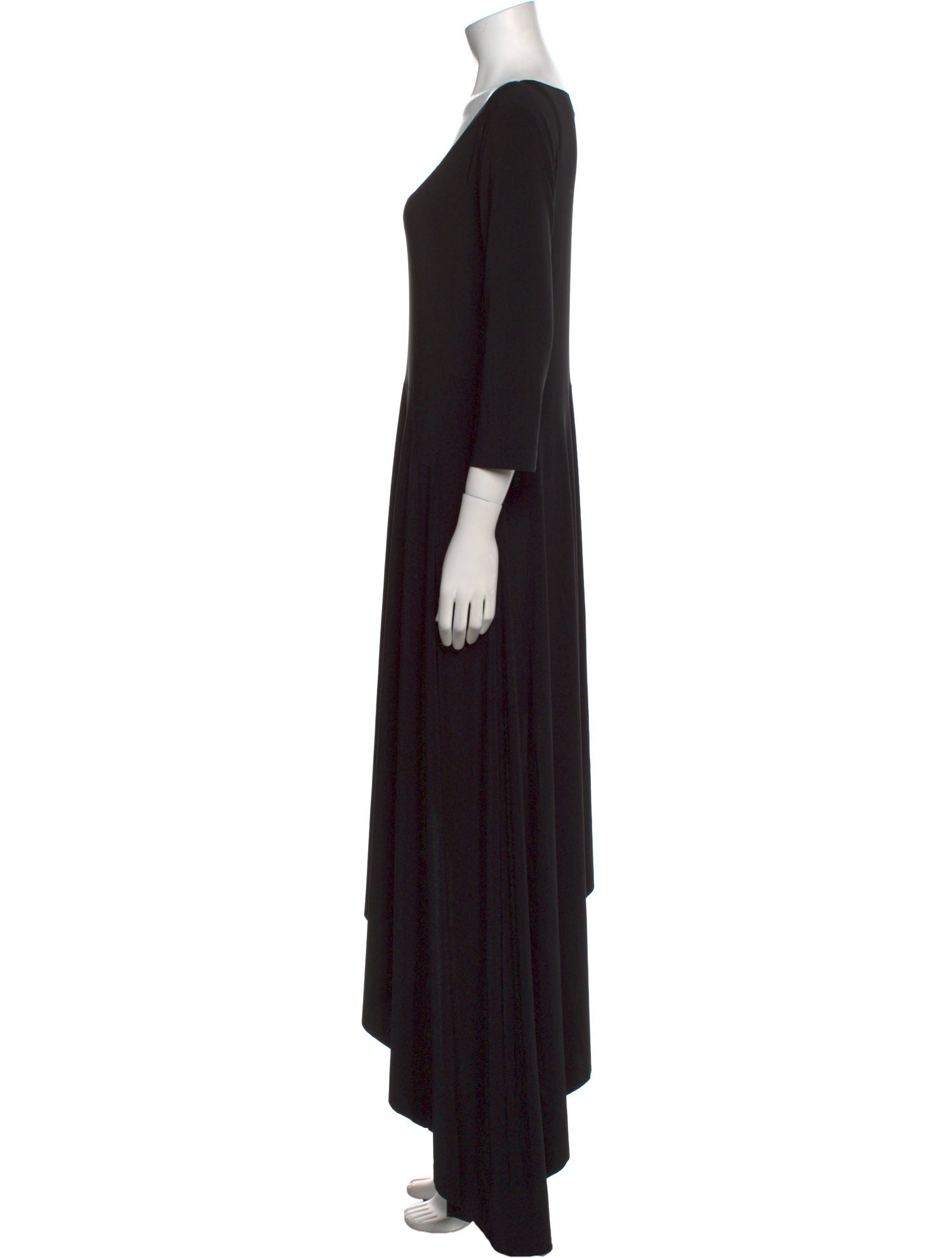 Norma Kamali Scoop Neck Long Dress