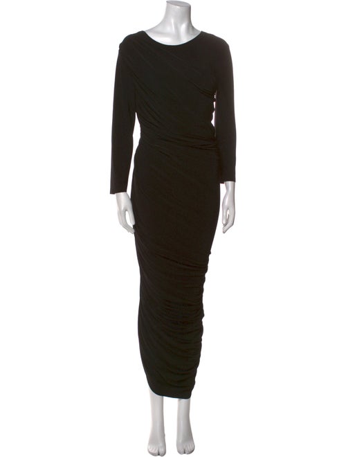 Norma Kamali Scoop Neck Long Dress