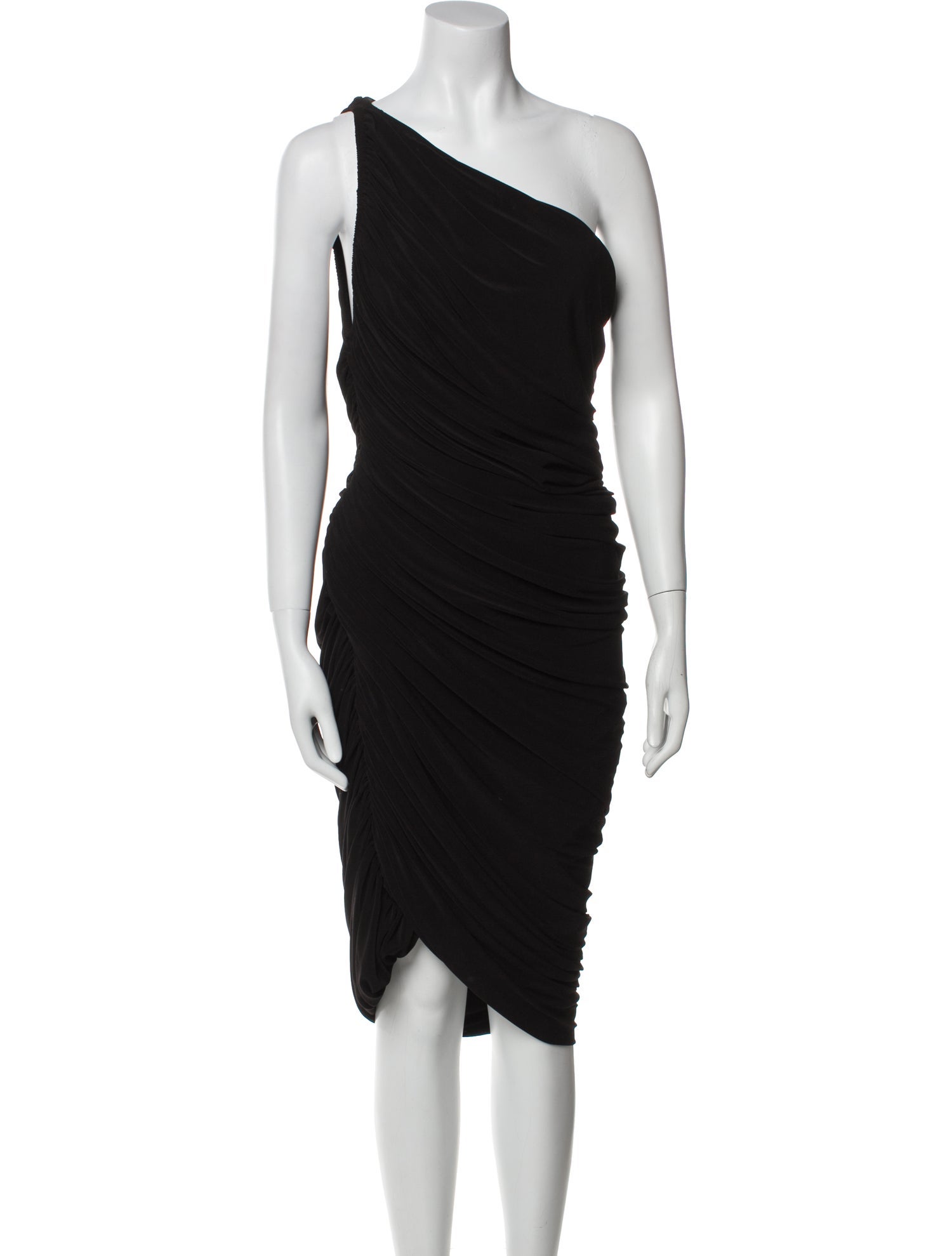 Norma Kamali One-Shoulder Long Dress