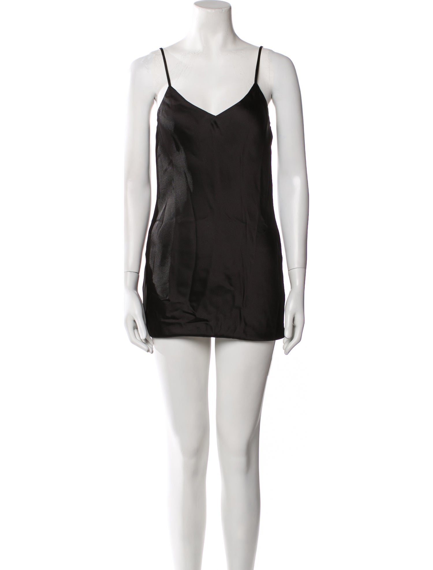 Norma Kamali V-Neck Mini Dress