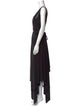 Norma Kamali V-Neck Long Dress