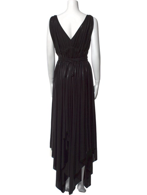 Norma Kamali V-Neck Long Dress