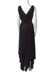 Norma Kamali V-Neck Long Dress
