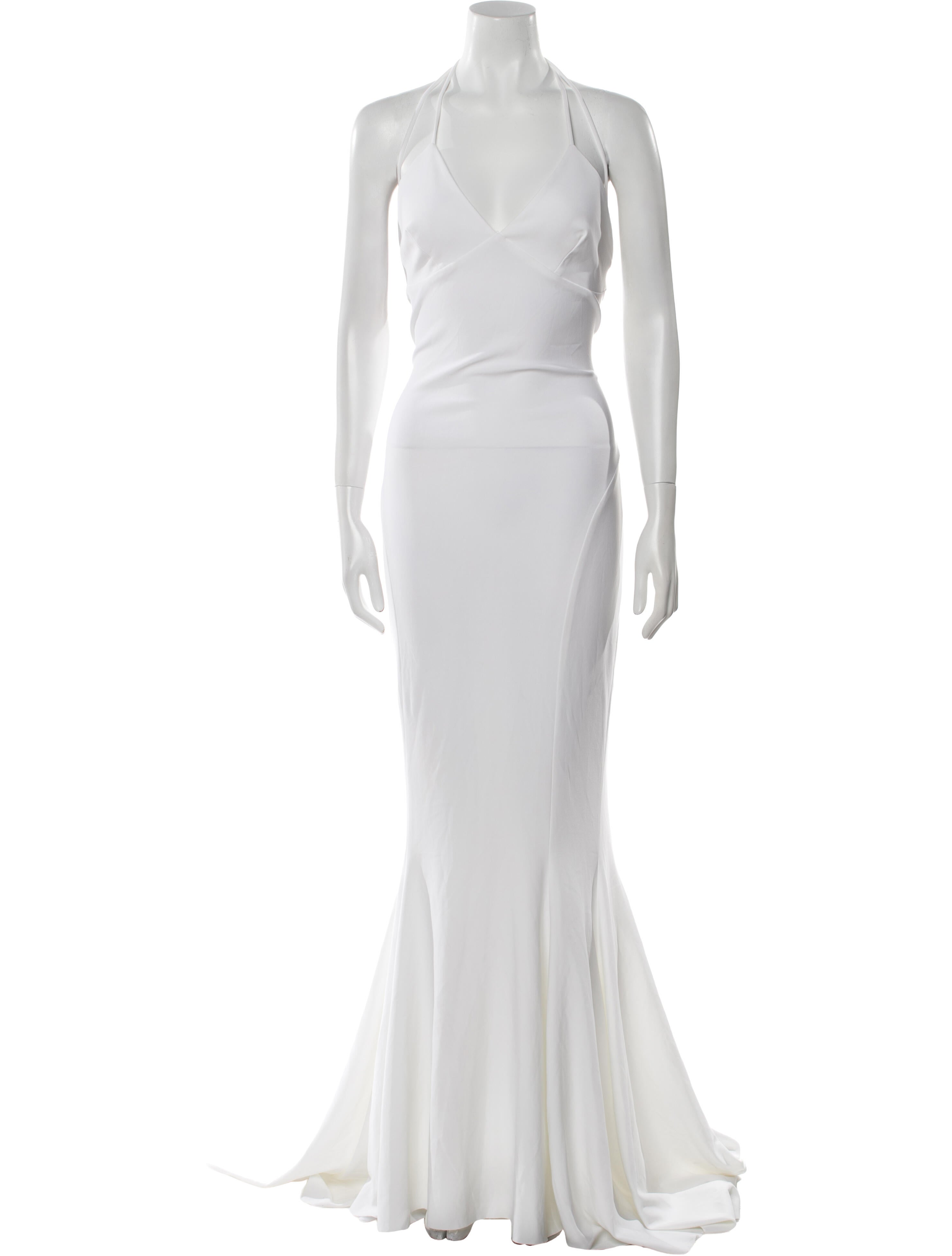 Norma Kamali Halterneck Long Dress