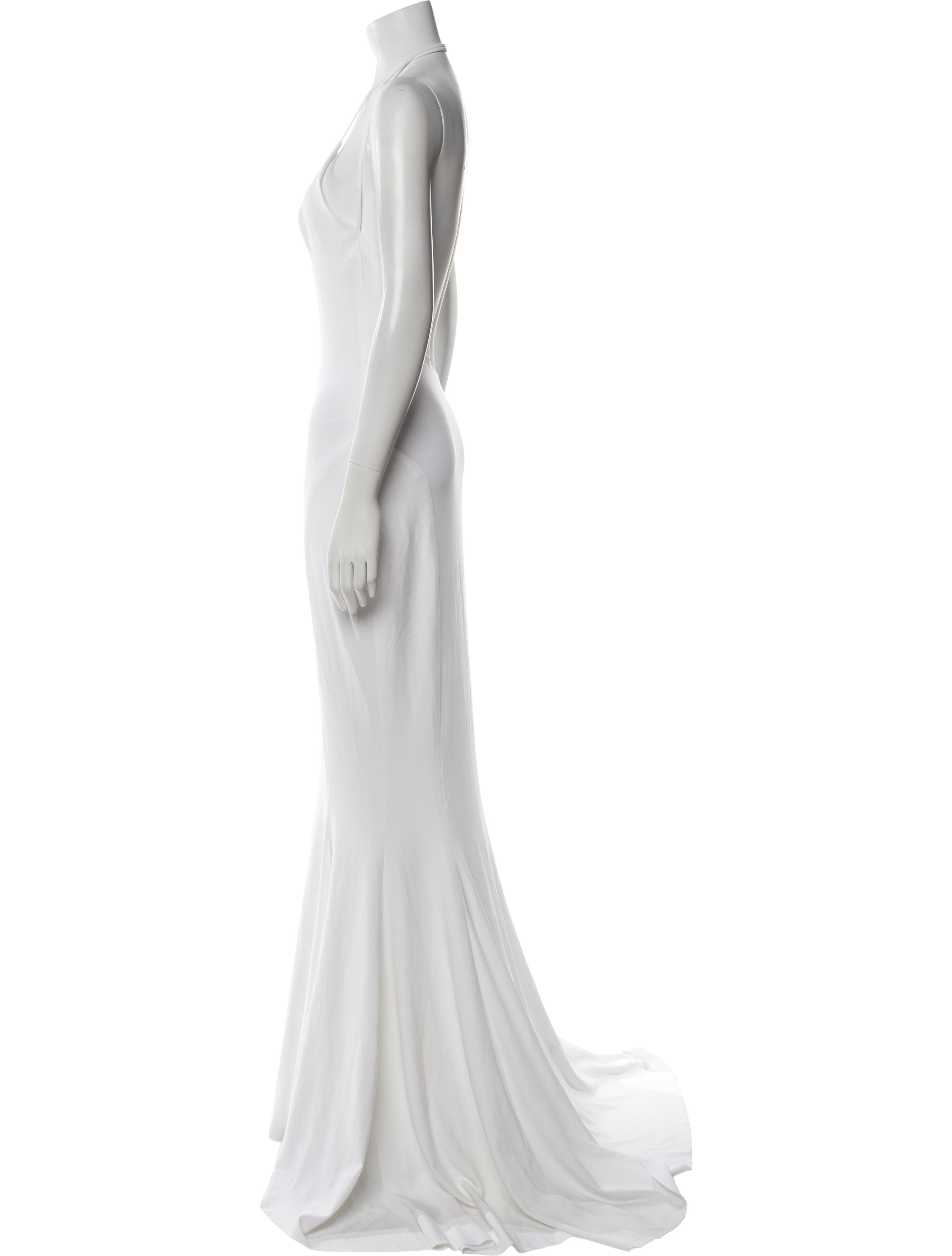 Norma Kamali Halterneck Long Dress