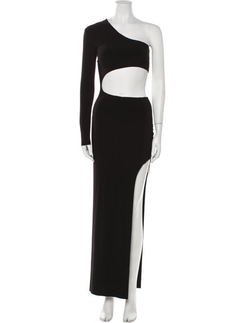 Norma Kamali One-Shoulder Long Dress