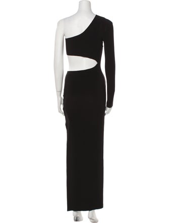 Norma Kamali One-Shoulder Long Dress