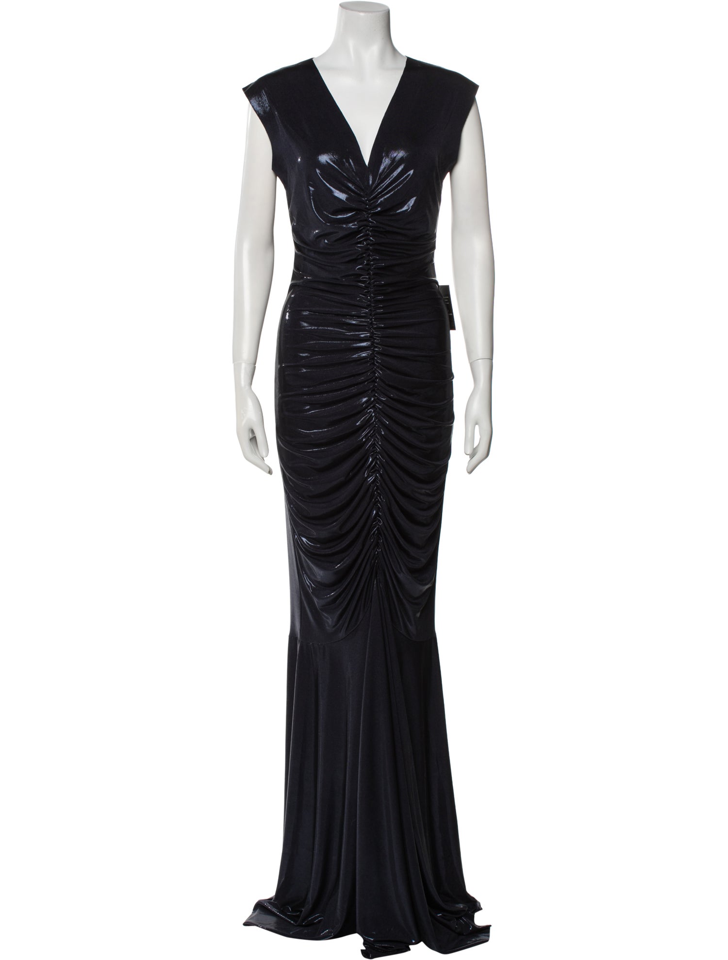 Norma Kamali V-Neck Long Dress w/ Tags