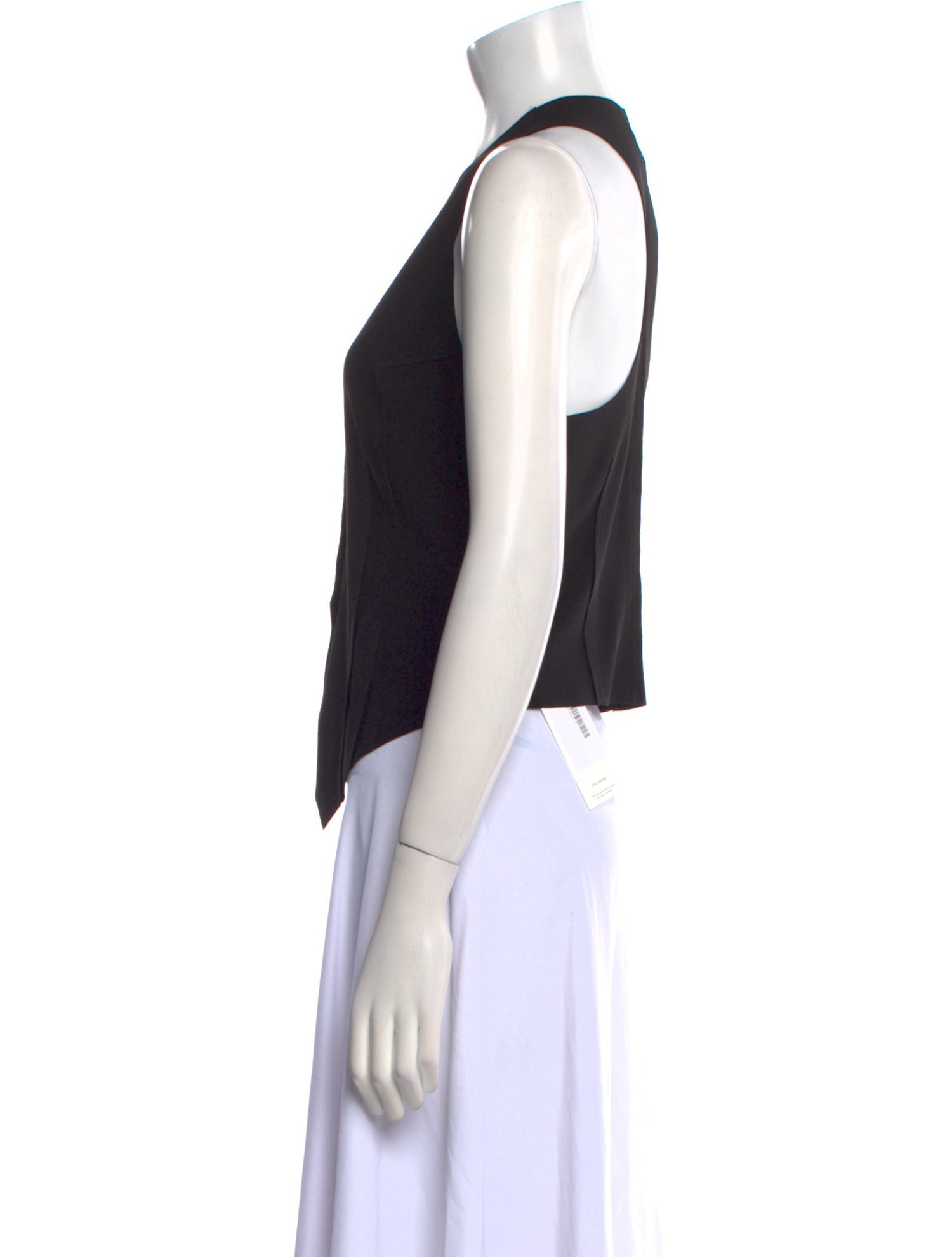 Norma Kamali V-Neck Sleeveless Top
