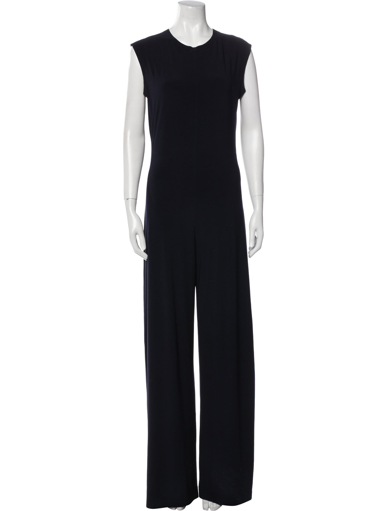 Norma Kamali Crew Neck Jumpsuit