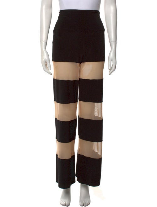 Norma Kamali Striped Wide Leg Pants