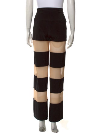 Norma Kamali Striped Wide Leg Pants