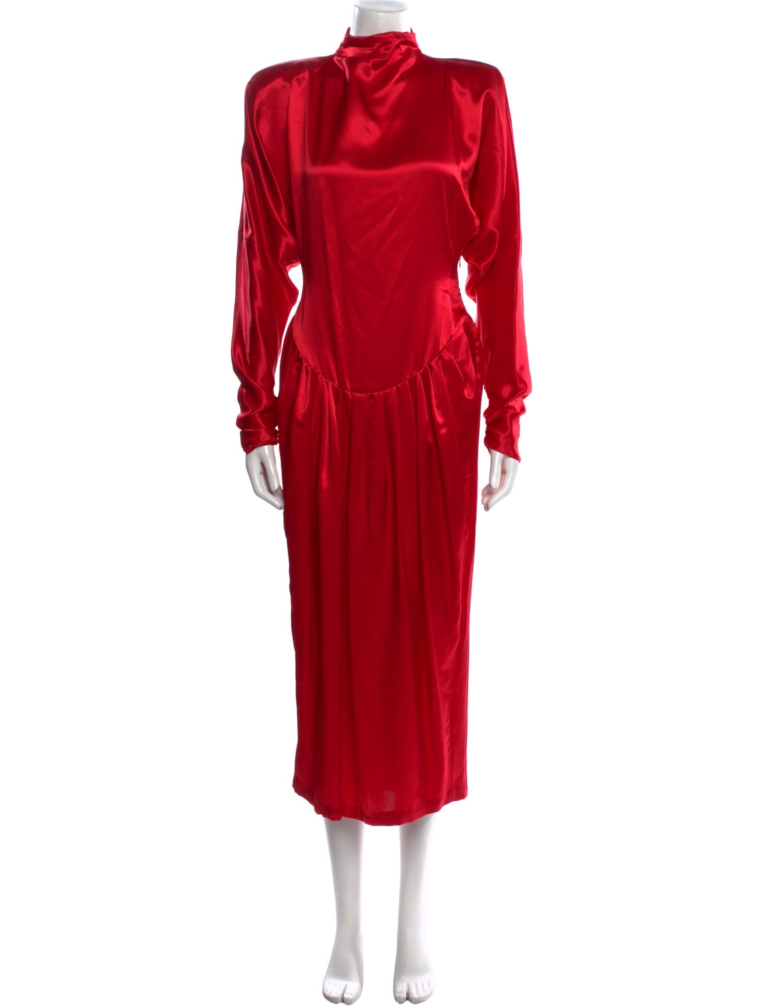 Norma Kamali Turtleneck Long Dress
