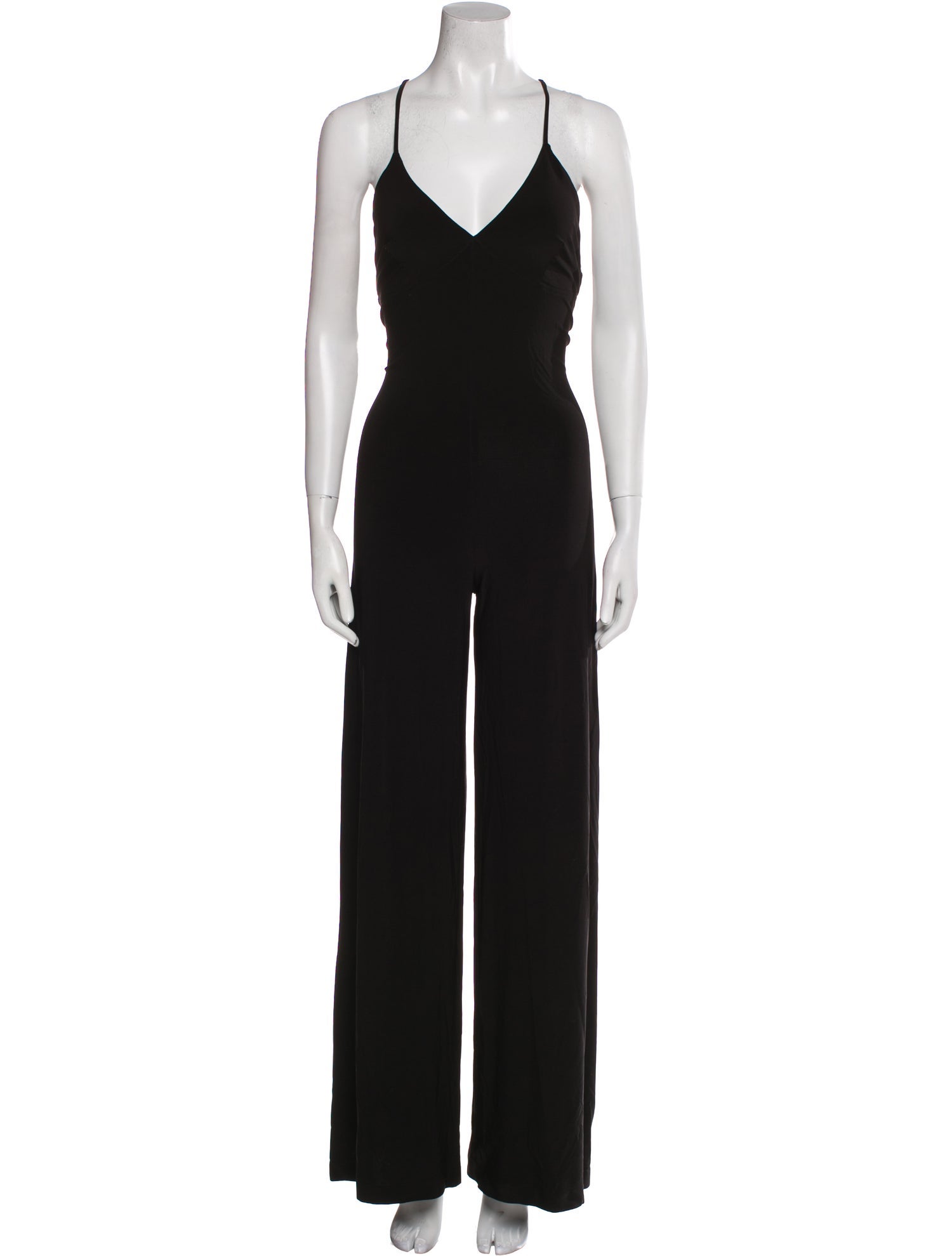Norma Kamali V-Neck Jumpsuit