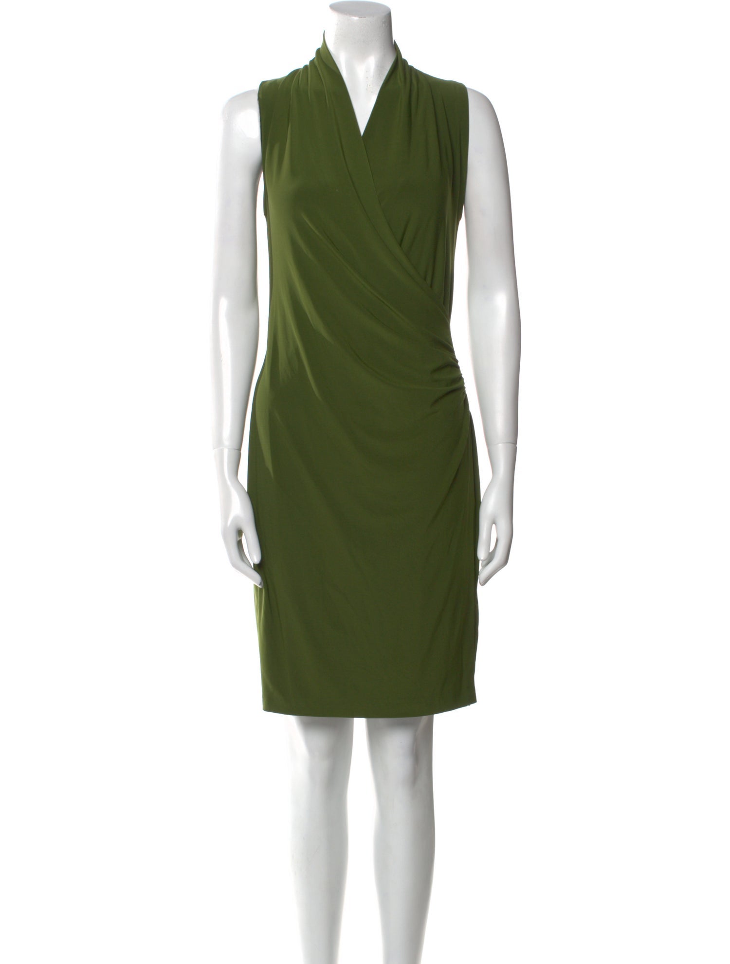 Norma Kamali V-Neck Mini Dress