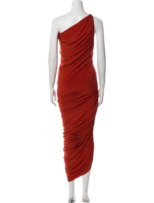 Norma Kamali One-Shoulder Midi Length Dress