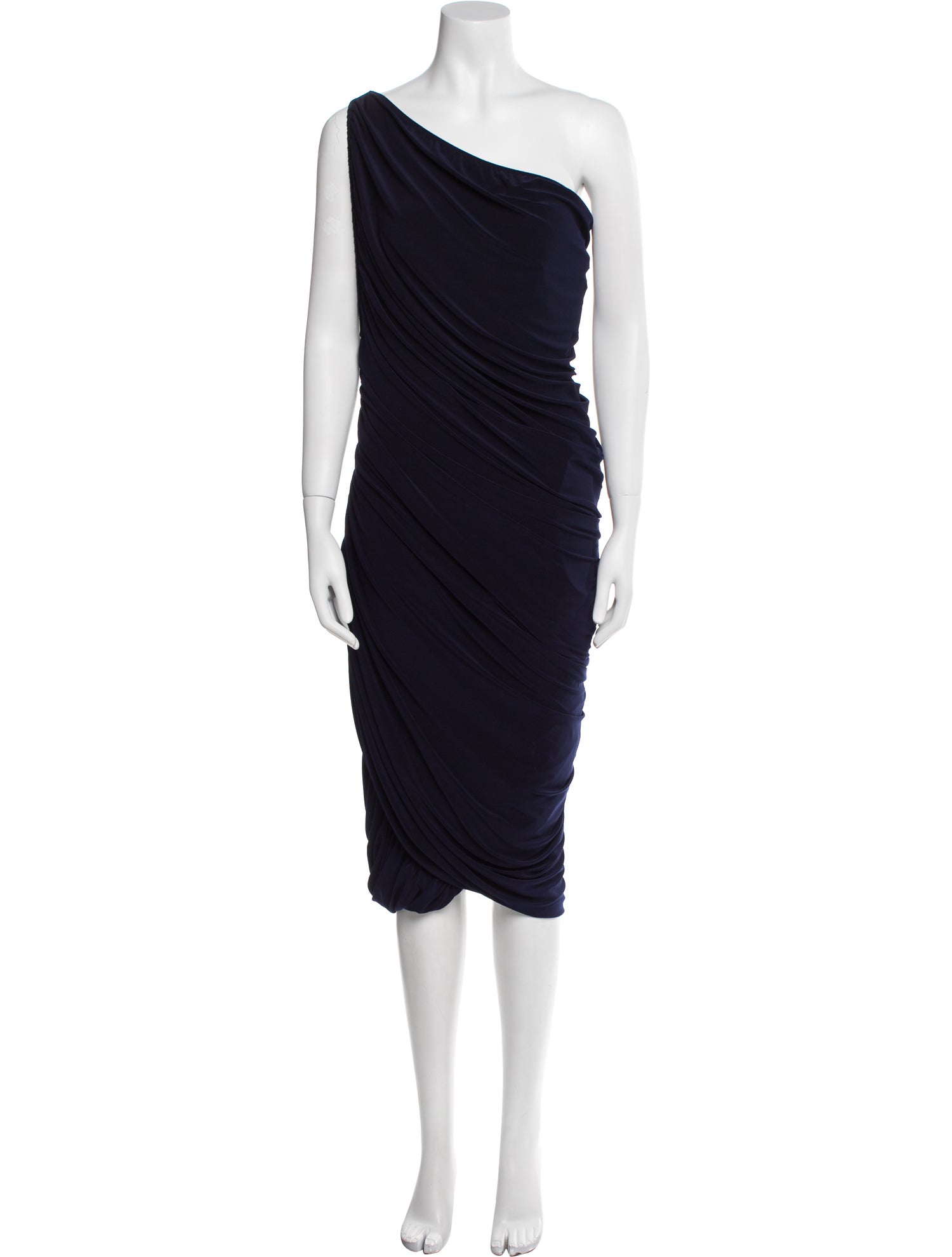 Norma Kamali One-Shoulder Long Dress w/ Tags