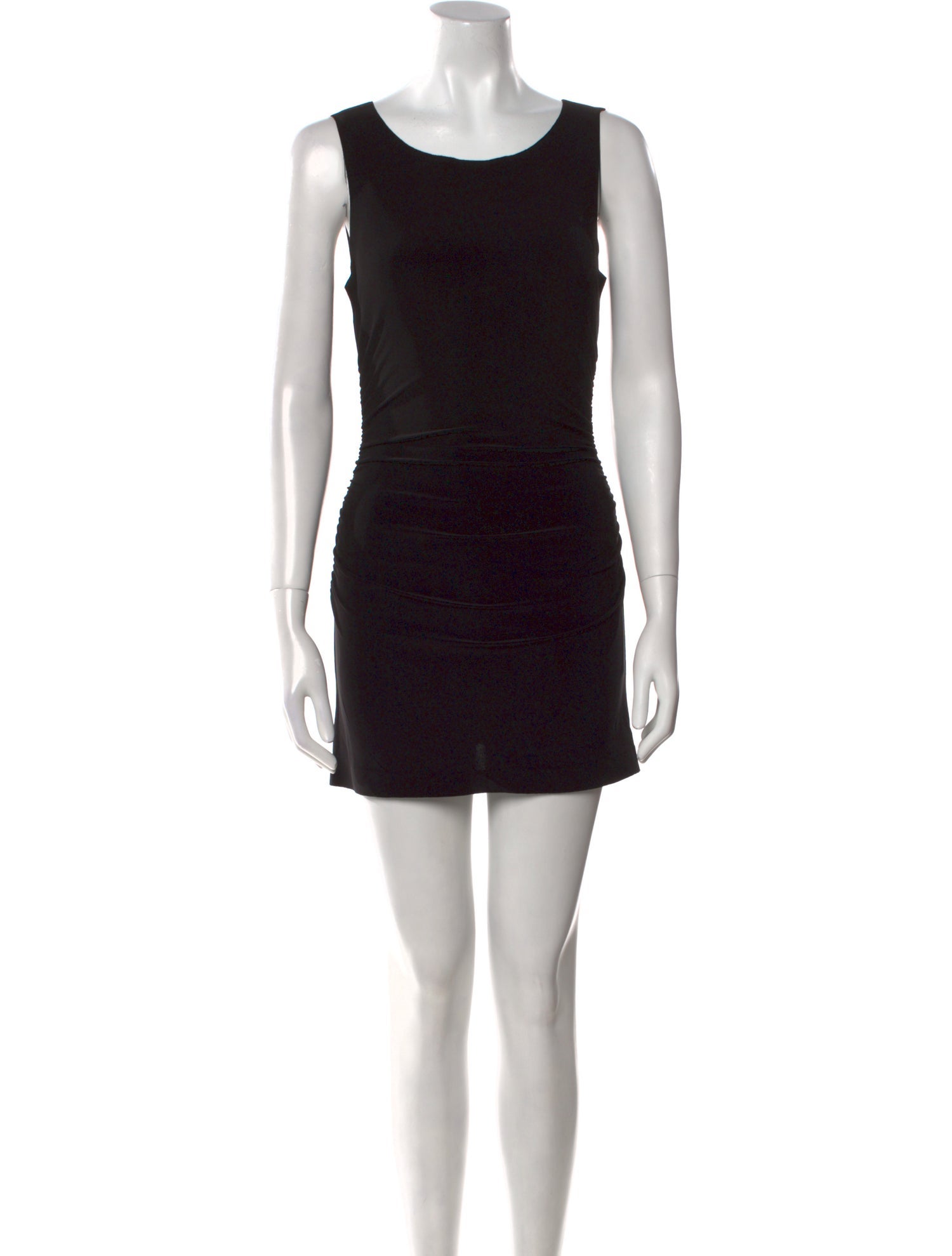 Norma Kamali Scoop Neck Mini Dress