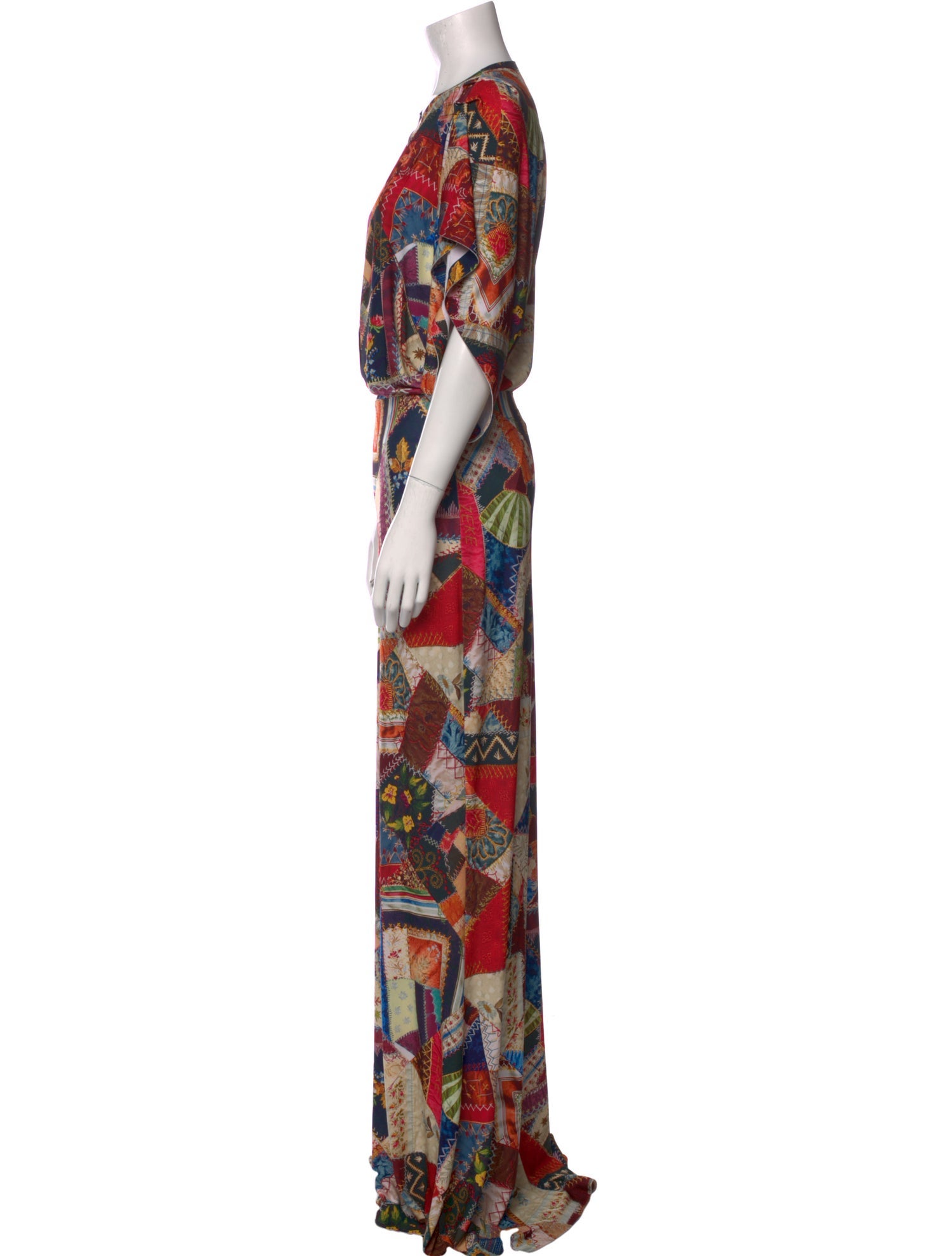Norma Kamali Printed Long Dress