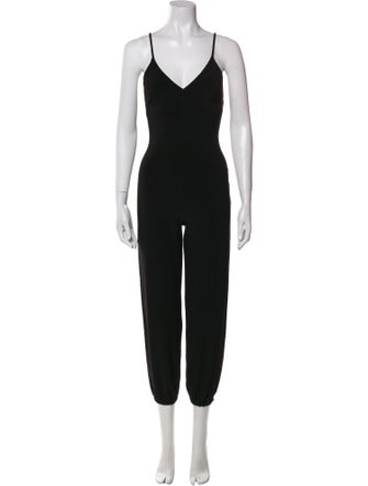 Norma Kamali V-Neck Jumpsuit