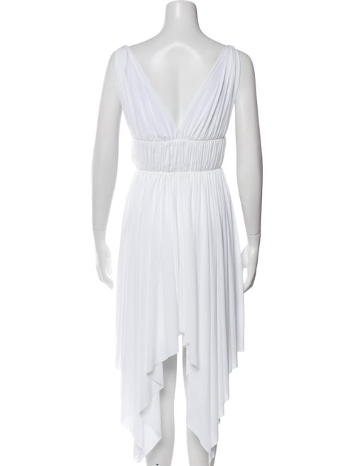 Norma Kamali V-Neck Midi Length Dress