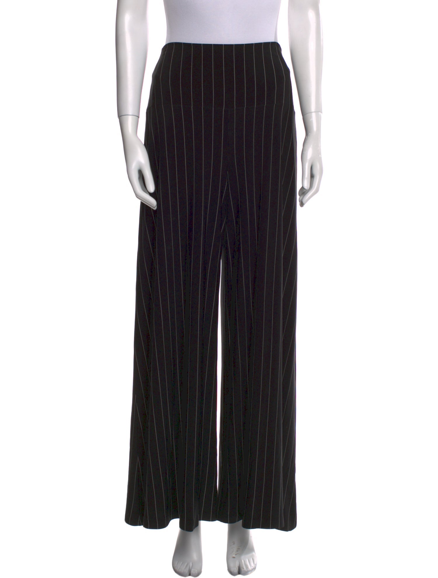 Norma Kamali Striped Wide Leg Pants