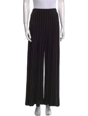 Norma Kamali Striped Wide Leg Pants