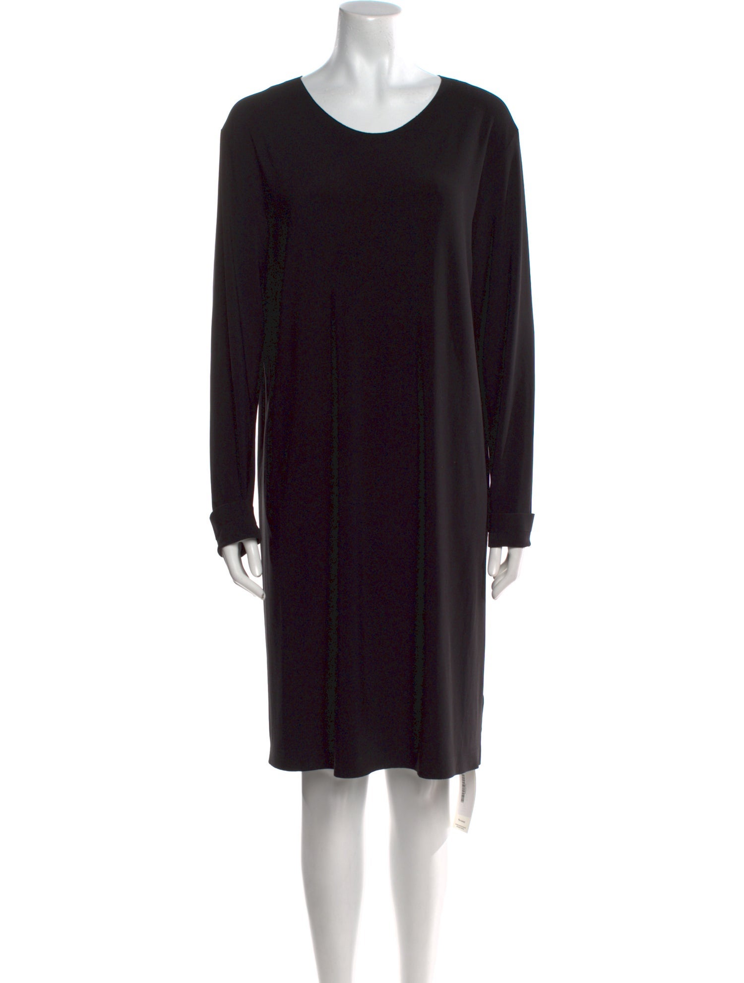 Norma Kamali Scoop Neck Knee-Length Dress