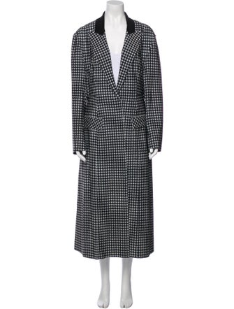 Norma Kamali Graphic Print Peacoat w/ Tags