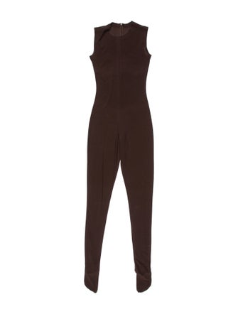 Norma Kamali Crew Neck Jumpsuit