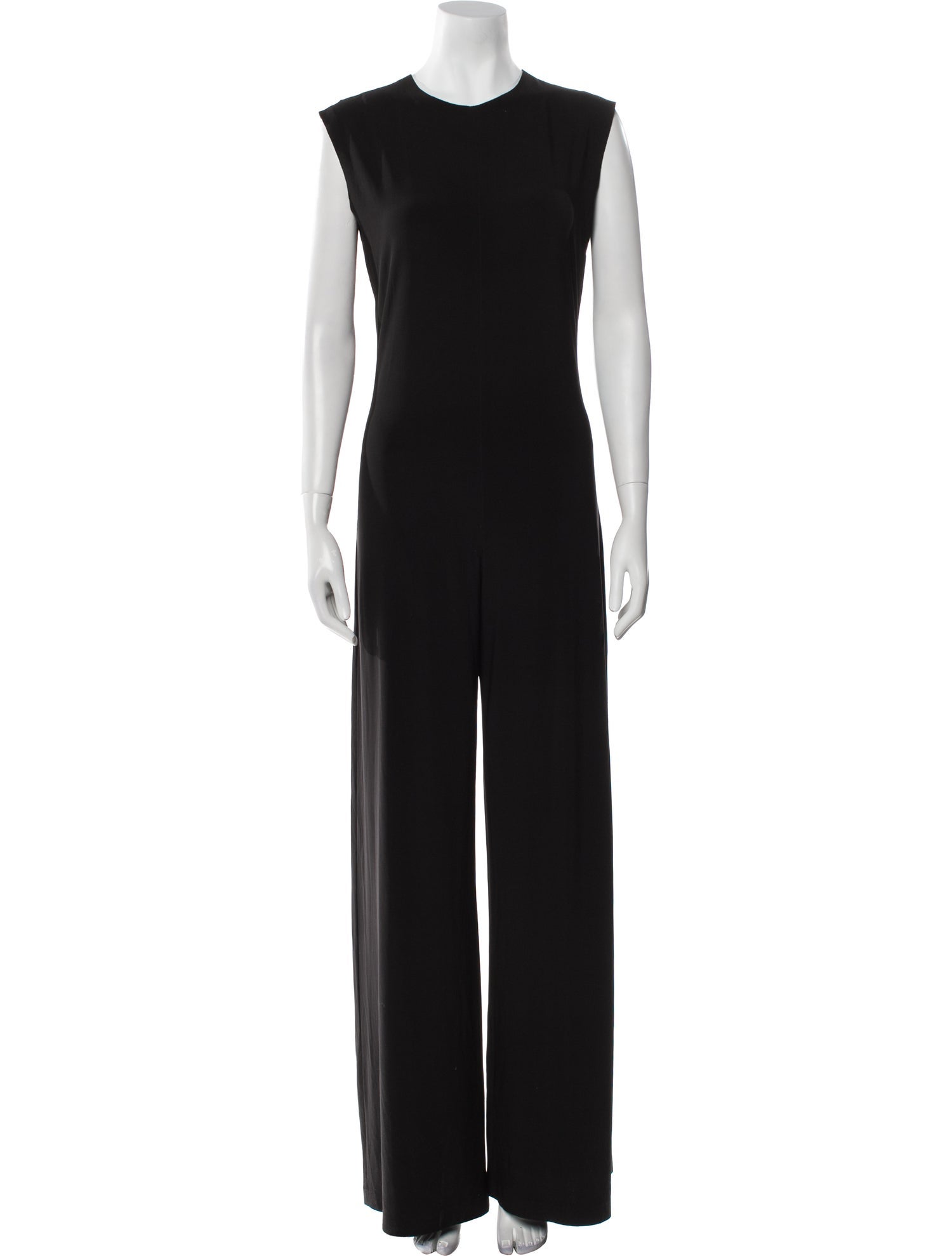 Norma Kamali Crew Neck Jumpsuit