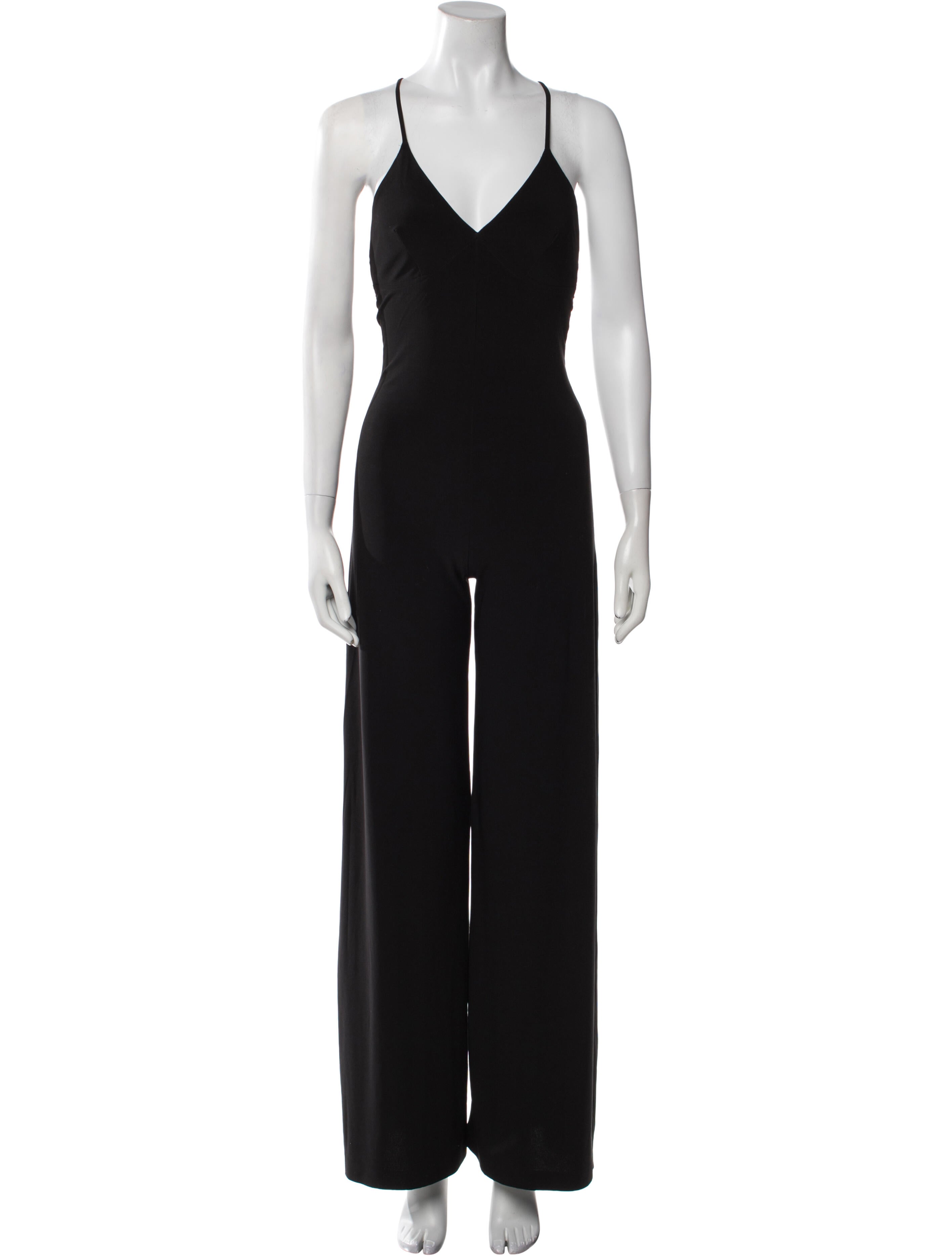 Norma Kamali V-Neck Jumpsuit