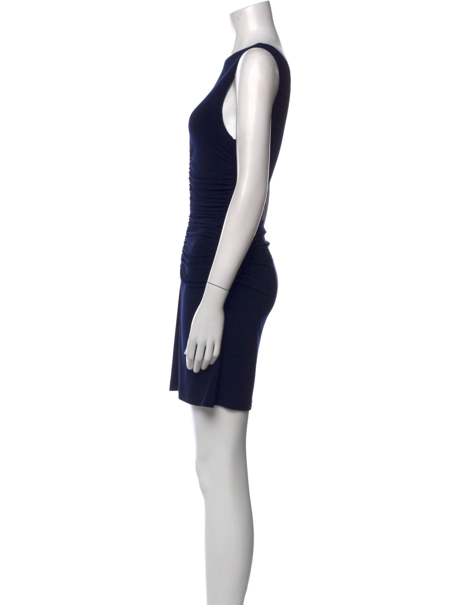 Norma Kamali Scoop Neck Mini Dress