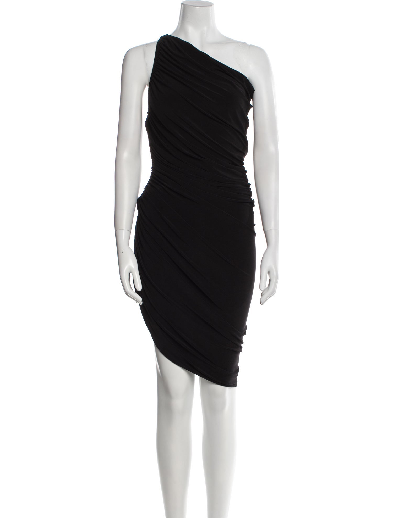 Norma Kamali One-Shoulder Midi Length Dress w/ Tags