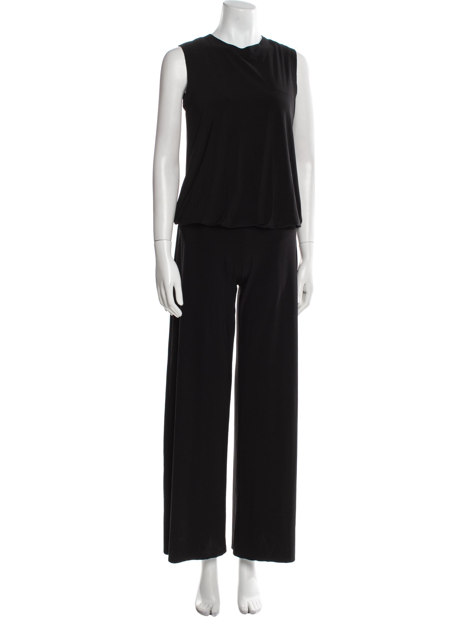 Norma Kamali V-Neck Jumpsuit