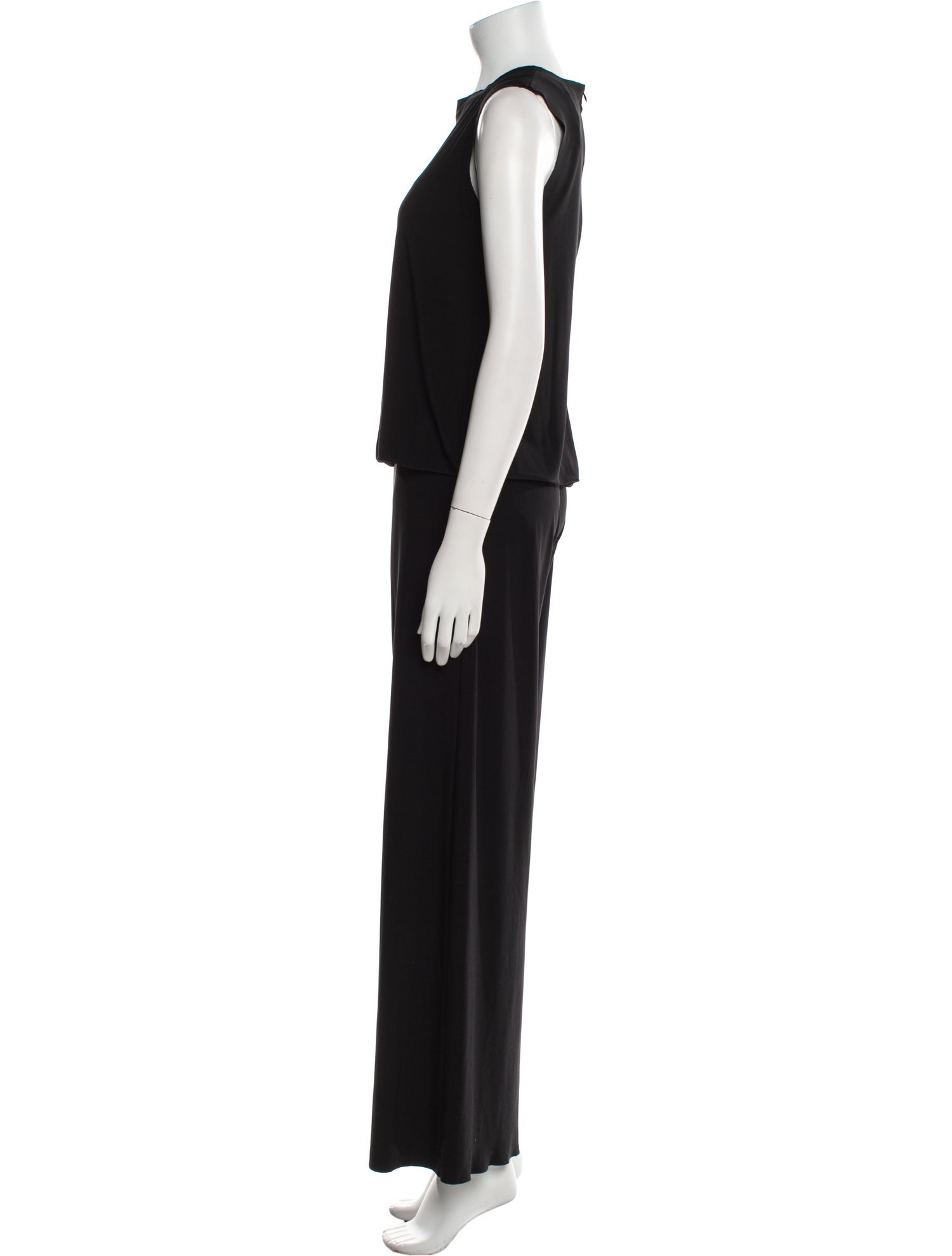 Norma Kamali V-Neck Jumpsuit