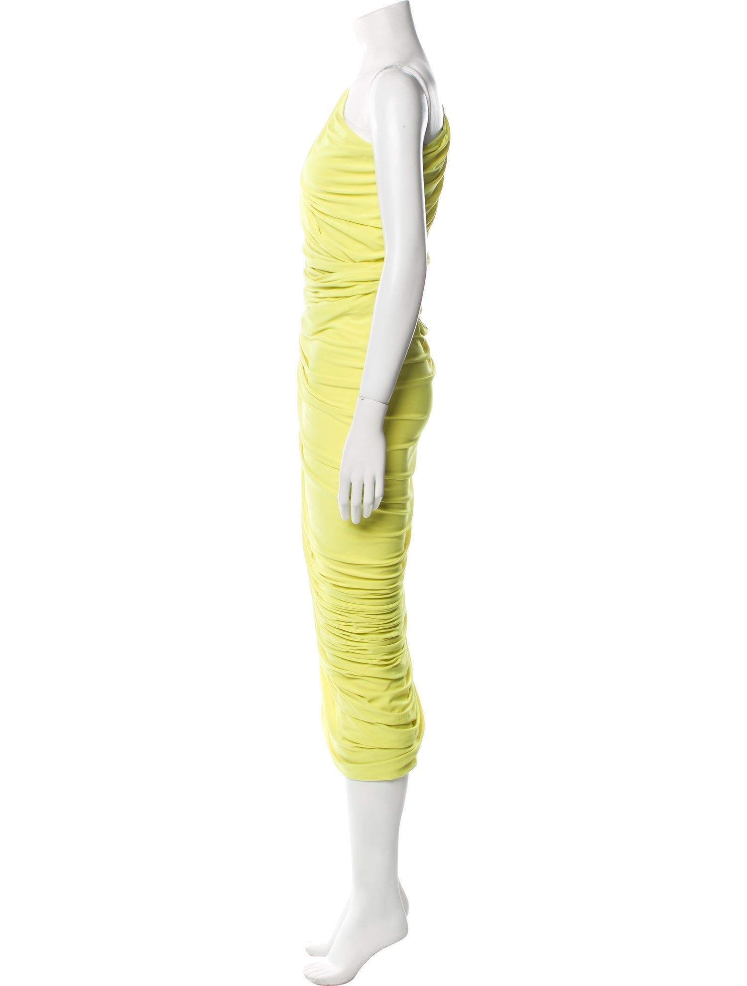 Norma Kamali One-Shoulder Long Dress