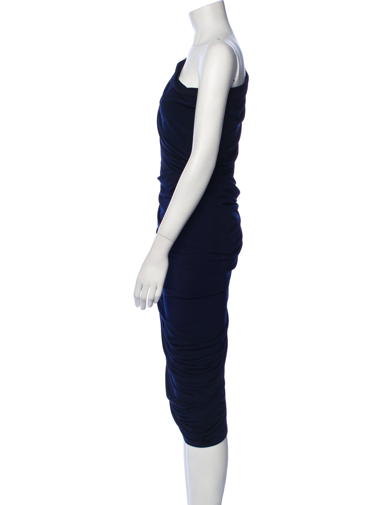 Norma Kamali One-Shoulder Long Dress