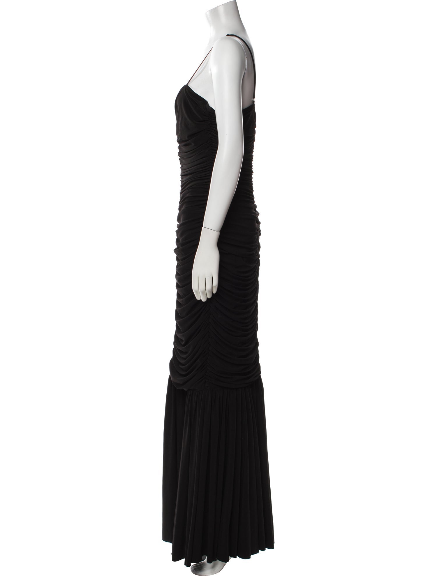 Norma Kamali Cowl Neck Long Dress