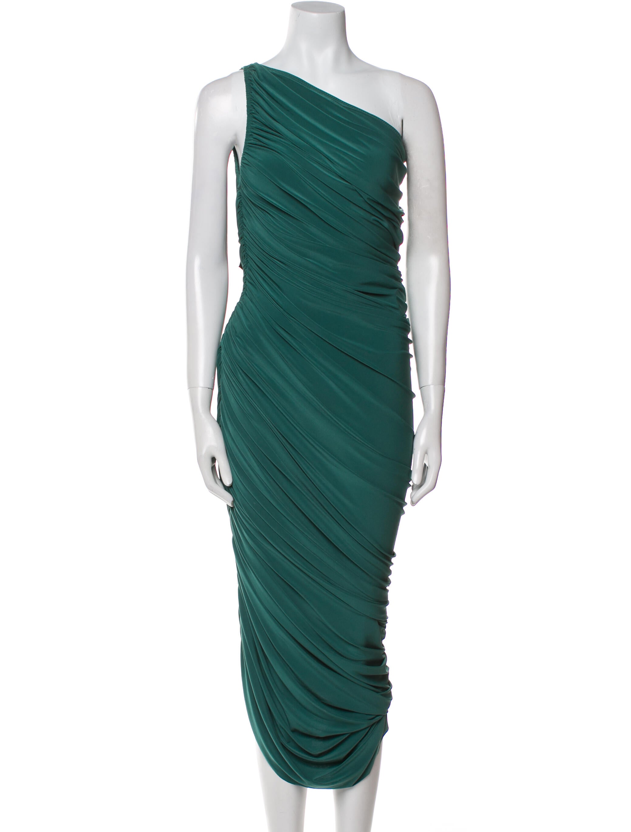 Norma Kamali One-Shoulder Long Dress