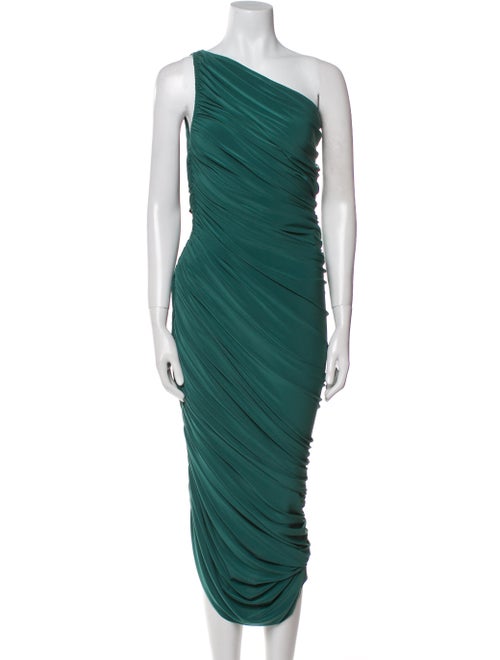 Norma Kamali One-Shoulder Long Dress