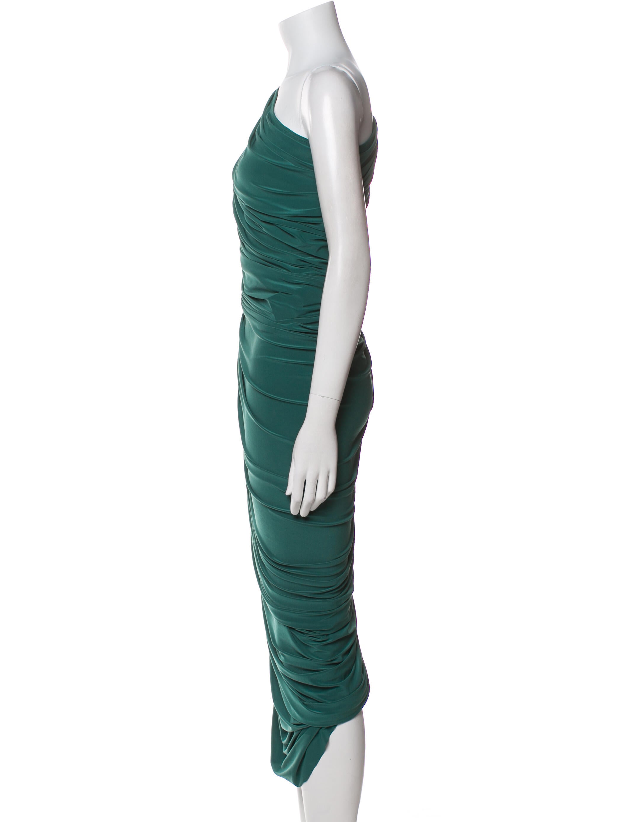 Norma Kamali One-Shoulder Long Dress