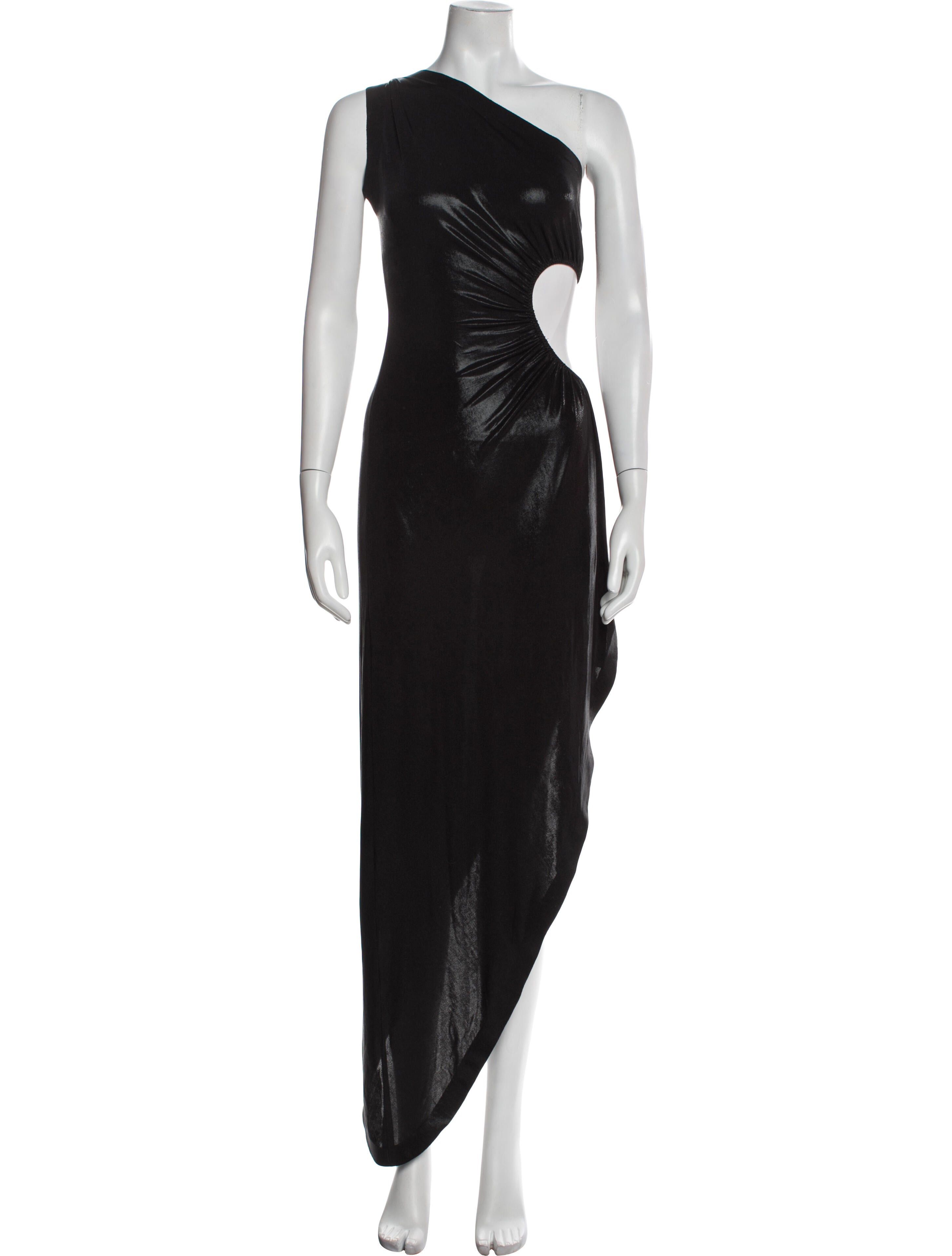 Norma Kamali One-Shoulder Long Dress w/ Tags