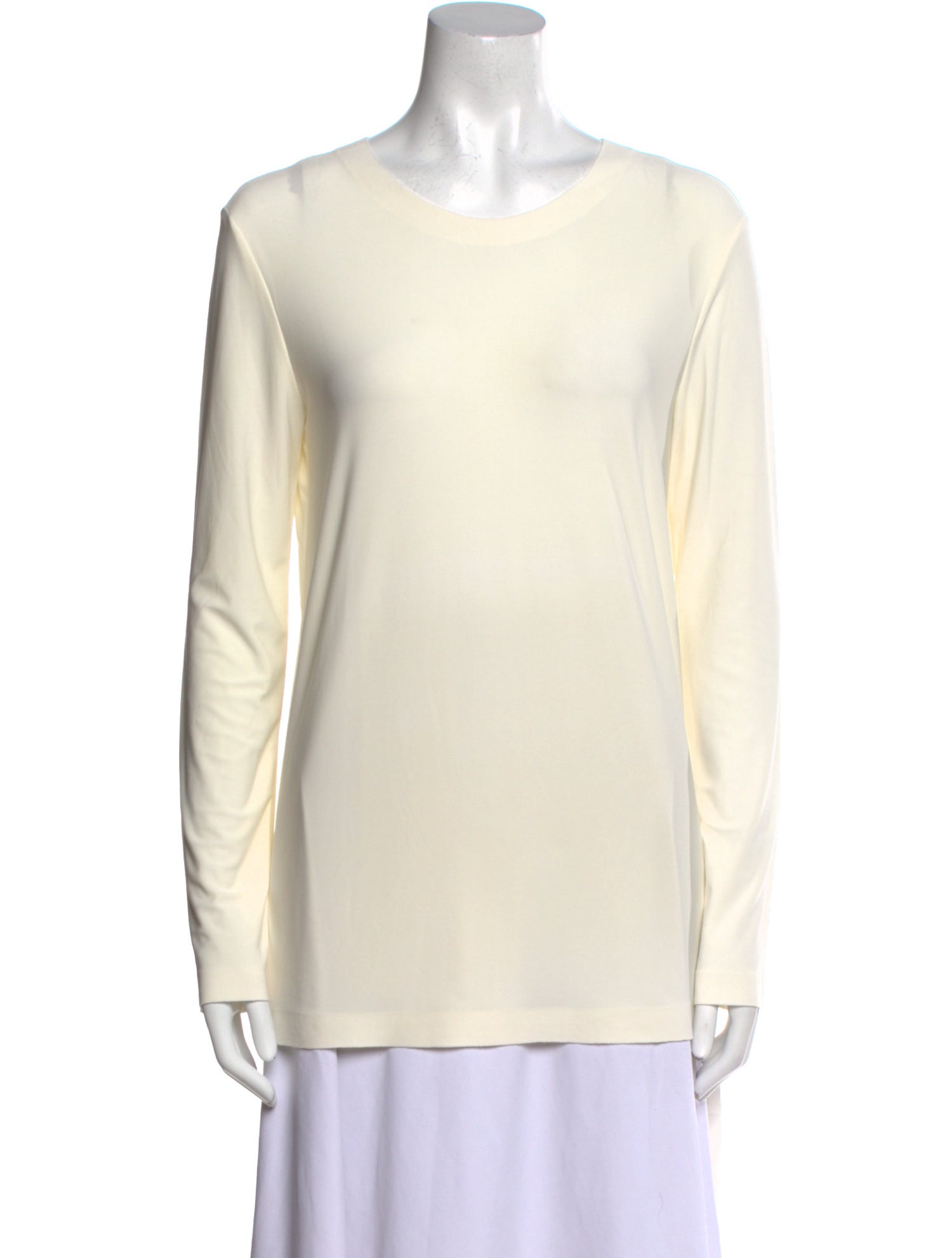 Norma Kamali Scoop Neck Long Sleeve Sweatshirt