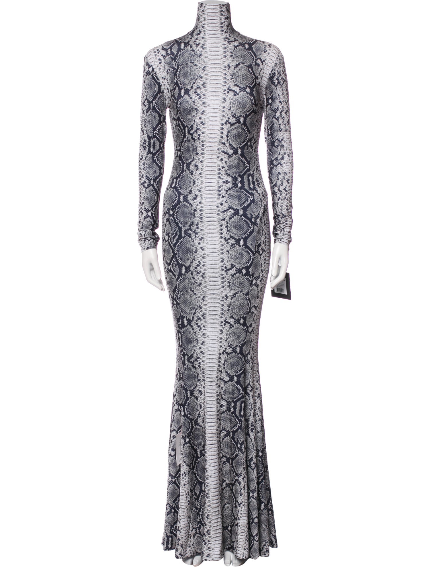 Norma Kamali Turtle Fishtail Long Dress w/ Tags